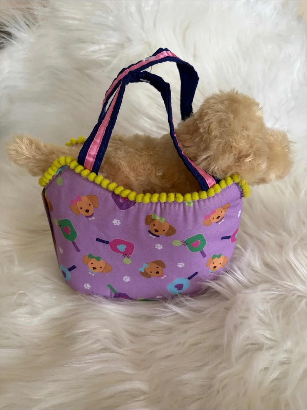 Douglas Pickle Ball Pup Golden Retriever Sassy Sak NWT